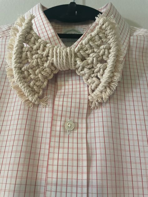 Macrame Blouse, Macrame Bow, Macrame Fashion, Macrame Accessories, Diy Boho Decor, Macrame Wedding, Diy Boho, Handmade Macrame, Boho Diy