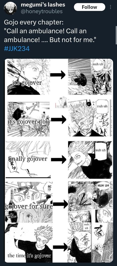 Jjk Manga Chapter 261, Chapter 261 Jjk, Gojo New Chapter, Jjk Chapter 236 Gojo, Jjk Chapter 261, Jjk Manga Spoiler, Jjk Chapter 260, Jjk Chapter 236, Jujutsu Kaisen Headcanons