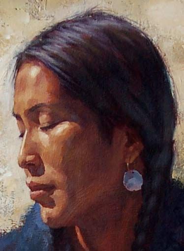 Angel of the Prairie by James Ayers Native American Face Paint, Native American Woman, Indian Artwork, Native American Paintings, Native American Images, Native American Pictures, Indigenous Women, Native American Artwork, Western Paintings