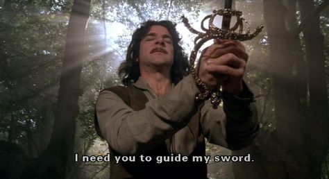 "I need you to guide my sword." (The Princess Bride) Inigo Montoya Quotes, Indigo Montoya, Princess Bride Inigo Montoya, Mandy Patinkin, Inigo Montoya, Literary Characters, The Princess Bride, Princess Bride, Period Dramas