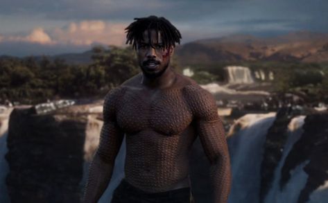 Killmonger Michael Bakari Jordan, Erik Killmonger, Black Panther 2018, Black Panther Art, Best Physique, Michael B Jordan, Arte Cyberpunk, Us Presidents, Disney Outfits