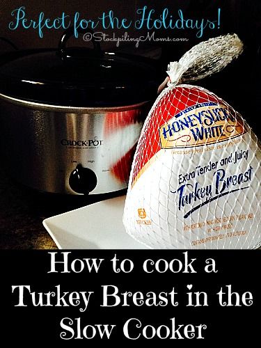 Turkey In The Oven, Thanksgiving Crockpot Recipes, Cooking Turkey Breast, Cook A Turkey, Slow Cooker Turkey Breast, Crock Pot Food, Table D Hote, Crockpot Turkey, Slow Cooker Turkey