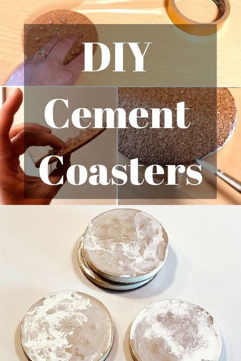 Cement coasters are a versitile way to create diy coasters on a budget. Follow this simple tutorial to create you very own chic cement coasters. diy | cement | coasters | #diy | #cement | diy coasters | diy home dcor | table decor | budget Cement Coasters Diy, Cement Diy Craft Home Decor, Cement Crafts Candle Holders, Cement Tea Light Holders Diy, Cement Trinket Tray, Inspirational Marriage Quotes, Chalk Paint Mason Jars, Homemade Air Freshener, Cork Diy