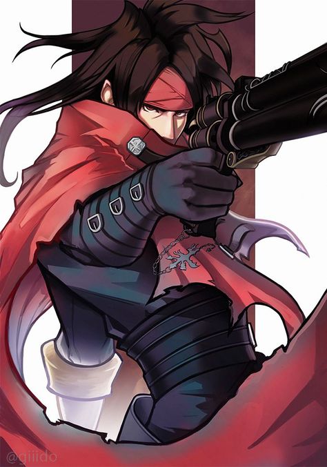 Vincent Valentine - #Final Fantasy #Final Fantasy VII #Vincent Valentine Vincent Valentine Fanart, Vincent Valentine, Final Fantasy Artwork, Final Fantasy Art, Fantasy Collection, Valentines Art, Classic Series, Movie Genres, Final Fantasy Vii