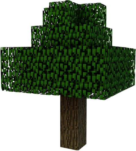 Minecraft Plants, Minecraft Png, Small Xmas Tree, Minecraft Tree, Tree Outline, Minecraft Images, Daisy Wall, Tree Template, Fantasy Tree