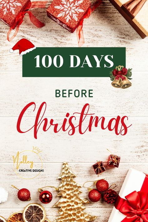 It's the last 100 days of this year, let's make it count!🎅🎄✨ We are almost at the end of this holiday season. Get ready to give and get ready to receive.💞 #100daysbeforechristmas #christmas2022countdown #christmas2022 #christmasiscoming #creativedesign #socialmediapost 100 Days Before Christmas Countdown, Ready To Receive, Make It Count, Days Before Christmas, Christmas Is Coming, Christmas Countdown, 100th Day, 100 Days, Before Christmas