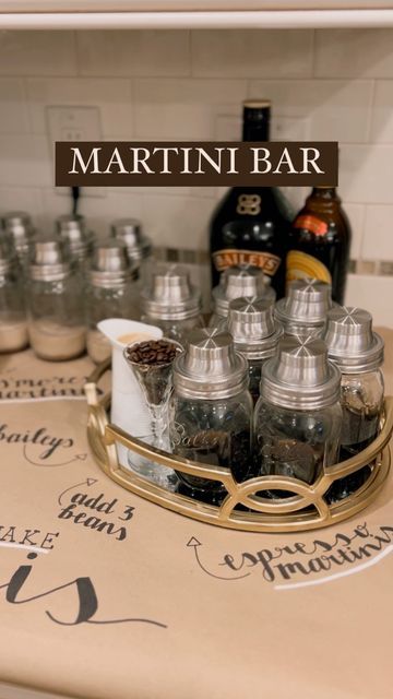 Martini Birthday Party Decor, Martini Bar Party, Dirty Martini Party, Birthday Martini, Hosting Hacks, Martini Party, Thanksgiving Friendsgiving, Martini Bar, Cocktail And Mocktail