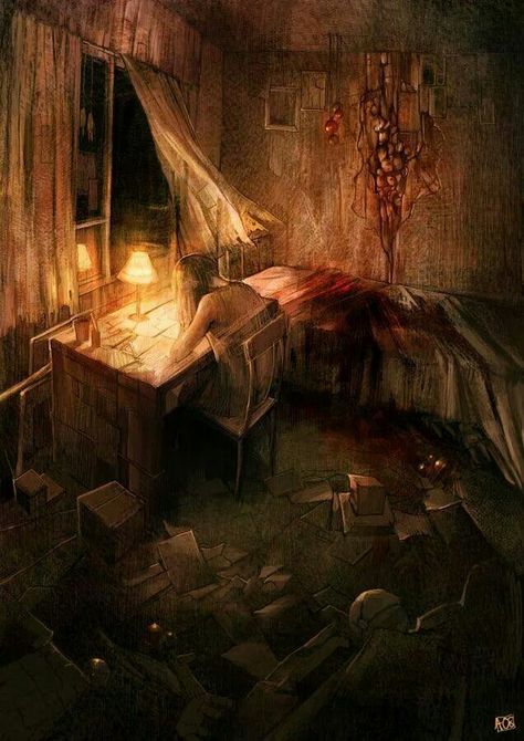 Sleep Tight Witches House, Hansel Gretel, Nightmares Art, Dark Artwork, Brothers Grimm, Dark Art Illustrations, Arte Obscura, Scary Art, Creepy Art