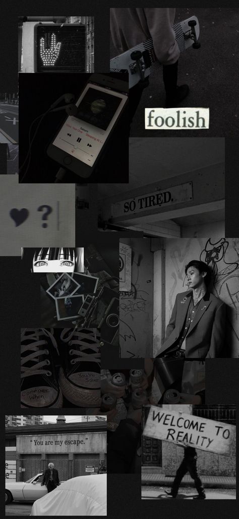 Usher Wallpaper Aesthetic, Seventeen Anime, Collage Wallpaper Aesthetic, Iphone Wallpaper Classy, Collage Wallpaper, Black Aesthetic Wallpaper, Tomboy Fashion, Aesthetic Collage, Laptop Wallpaper