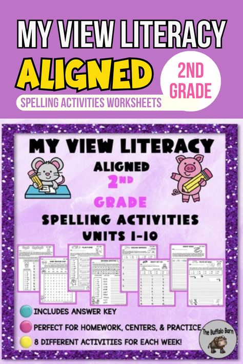 2nd Grade Spelling Activities Worksheets 2nd Grade Spelling Words, Spelling Homework, Educational Tips, 2nd Grade Spelling, Grade Spelling, Spelling Activities, Spelling Words, Answer Keys, Second Grade