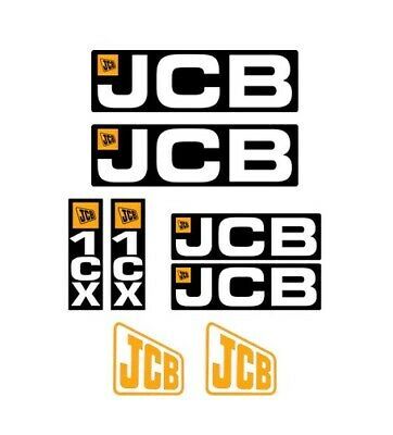 (eBay) Decal Sticker Set JCB 1CX Backhoe Excavator Decal Set Warriors Wallpaper, Sticker Set, Decals Stickers, Free Delivery, Tech Company Logos, Tools, Best Deals