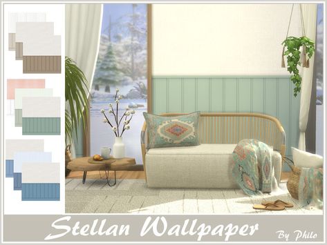 Content Wallpaper, Sims 4 Wallpaper, Mod For Sims 4, Modern Floral Wallpaper, 90s Wallpaper Hip Hop, Coquette Wallpaper, 90s Wallpaper, Sims 4 Bedroom, Neutral Throw Pillows