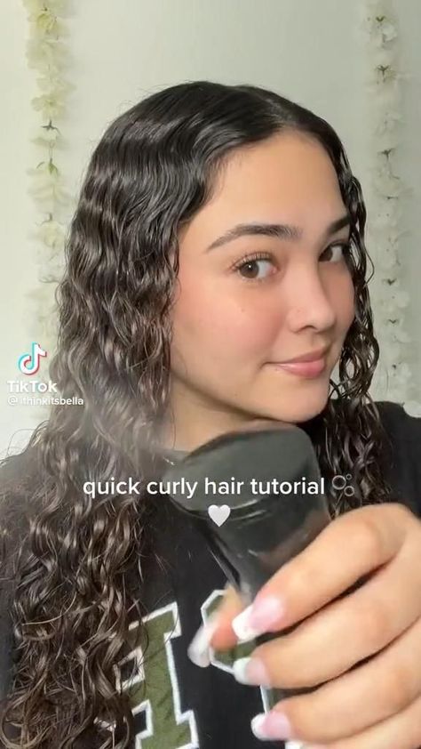 Cute trendy hairstyle ideas | Two tone hairstyle ides | Easy hairstyle ideas Overnight Curls On Curly Hair, How To Style Dry Curly Hair, How To Take Care Of Dry Curly Hair, Curly Hair Routine For Long Hair, How To Make Curly Hair Less Frizzy, Hairstyle For Frizzy Curly Hair, What To Do With Curly Hair At Night, Hair Ideas For Frizzy Hair, Curly Hairstyles For Frizzy Hair