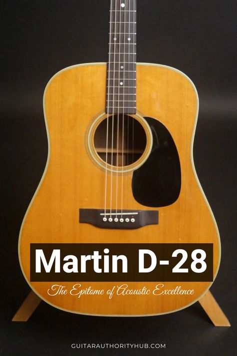 Discover the iconic Martin D-28 guitar - a symbol of acoustic excellence with unmatched sound, craftsmanship, and versatility. Vintage Guitars Acoustic, Martin Guitars Acoustic, Acoustic Guitar For Sale, Guitar Stands, Martin Acoustic Guitar, True Legend, Vintage Martin Guitar, Martin Guitar, Sunburst Guitar Acoustic