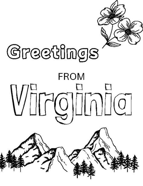 State of Virginia Coloring Page Homework Incentives, Circle Math, Movie Guide, Social Studies Lesson, Art Activity, Literature Circles, Service Learning, Cooperative Learning, Early Finishers