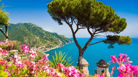 Topflight Italy Sorrento Amalfi 1 Dajtzi #1080P #wallpaper #hdwallpaper #desktop Campania Italy, Scenic Pictures, Italy Itinerary, Beautiful Hikes, Italy Map, Places In Italy, Picture Postcards, Conde Nast Traveler, Most Beautiful Cities