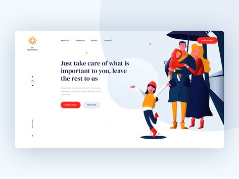 Insurance Website, Ux Design Mobile, Ui Website, Brochure Design Layout, Life Insurance Companies, Homepage Design, Wordpress Website Design, Dashboard Design, Ui Inspiration