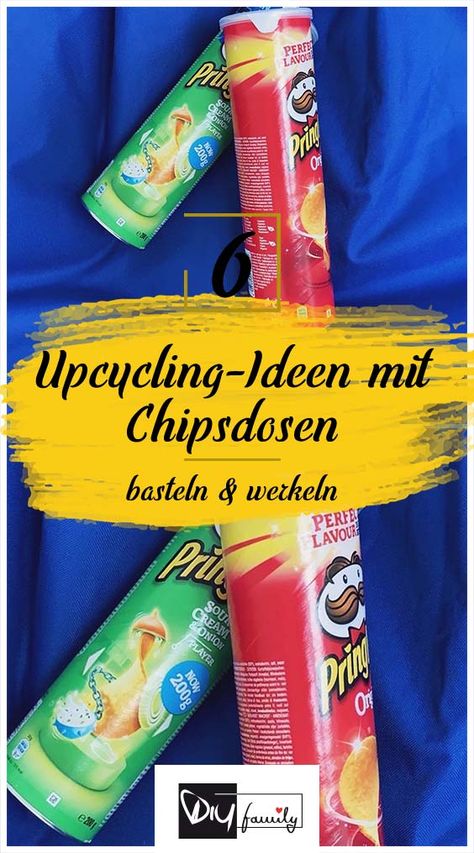 Pringelsdosen Diy, Diy Upcycling, Plastic Straw, Diy Crafts For Kids, Simple Ideas, Epoxy Resin, Gum, Crafts For Kids, Kindergarten