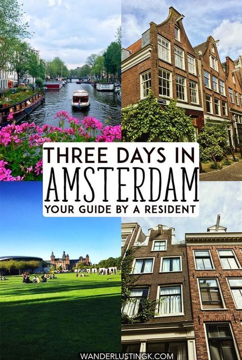 Figuring out the best things to do in Amsterdam? Your insider guide to Amsterdam with a complete itinerary for Amsterdam with a map written by a resident. Includes what to do for three days in Amsterdam! #amsterdam #netherlands #europe #travel Amsterdam Itinerary, Koh Lanta Thailand, Things To Do In Amsterdam, To Do In Amsterdam, New Amsterdam, Netherlands Travel, Backpacking Europe, Amsterdam Travel, Amsterdam City