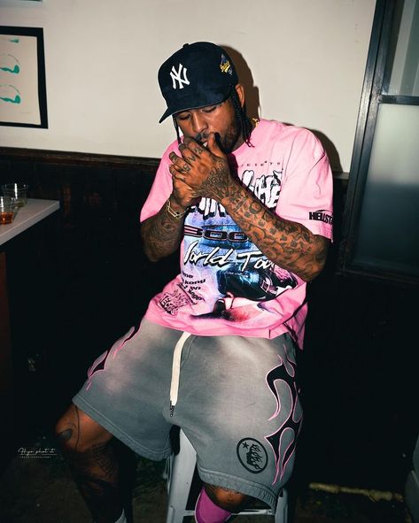 Dave East Instagram, David East, Dave East, Black Men Street Fashion, Guys Clothing Styles, At Midnight, Mens Streetwear, Black Men