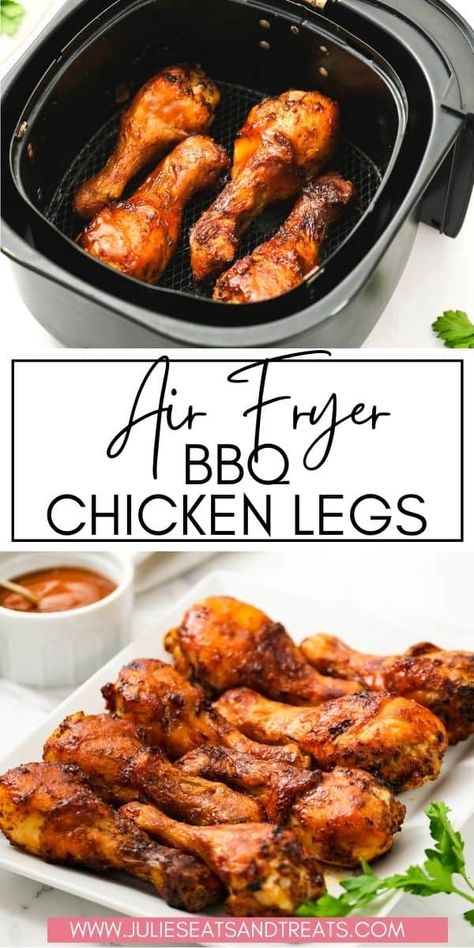 Bbq Chicken Leg Quarters, Bbq Chicken Leg, Air Fryer Bbq Chicken, Chicken Leg Quarter Recipes, Low Carb Bbq Sauce, Bbq Chicken Legs, Leg Quarters, Chicken Leg Quarters, Chicken Leg Recipes