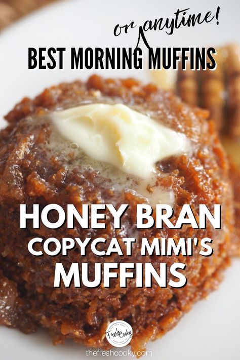 Sticky Honey Bran Muffins, Mimi’s Cafe Bran Muffins, Mimi’s Cafe Honey Bran Muffins, Homemade Bran Muffins, Best Muffins Ever, All Bran Cereal Muffins Recipe, Plain Muffins Recipes, Pineapple Bran Muffins, Easy Morning Muffins