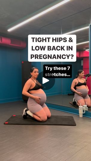 Pregnancy Hip Pain Relief, Prepare For Birth, Squat Hold, Pregnancy Workouts, Cat Cow, Hip Pain Relief, Low Back Stretches, Deep Core, Deep Squat