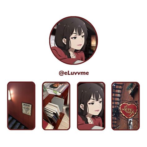 visit my profile for the layout Red Layout Facebook Featured, Layout Anime Facebook, Fb Profile Photos Aesthetic, Red Layout Facebook, Layout Facebook Aesthetic, Drive Edit, Couple Template, Anime Layouts, Layout Insta