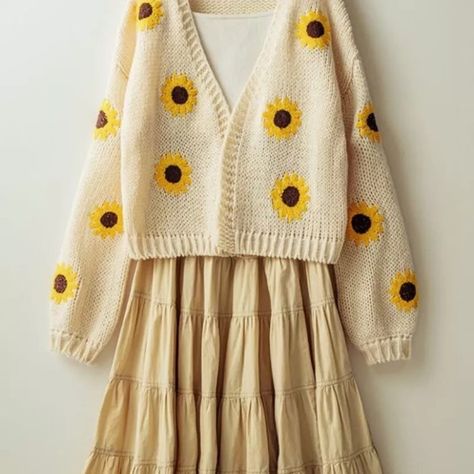 A little of everything for everyone can be found at Cloth-n-Mortar (in store and online of course). This shop is soon to be your fave for fashion, home, gifts, fun jewelry, clean beauty and so much more! Adorable Sunflower Serenade Cardigan - Crochet Knit 👇 Wrap yourself in the coziness with our Sunflower Serenade Cardigan, a stunning crochet knit open-front piece that exudes timeless charm. Crafted in a delicate ivory hue, this cardigan features exquisite sunflower embroidery, bringing a t... Sunflower Embroidery, Fun Jewelry, Knit Wrap, Back To School Shopping, Brick And Mortar, Please Help Me, School Shopping, Boutique Shop, Crochet Cardigan