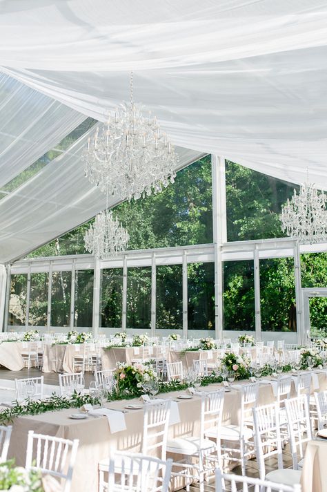 Casa Loma Wedding in Toronto, inside the glass pavilion with beautiful table settings, accents of blush, white, and green bringing connecting the outside natural beauty of the estate gardens indoors. Hotel X Toronto Wedding, Wedding Venues Canada, Elegant Tent Wedding Reception, Toronto Wedding Venues, Casa Loma Wedding, Amatitlan, Wedding Locations California, Canada Wedding, Glass Pavilion