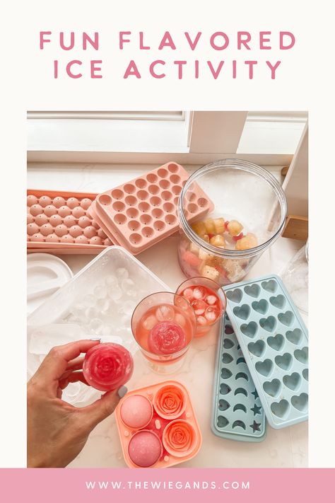 Ice Cube Flavors, Ice Cubes Ideas, Glitter Ice Cubes, Cube Ideas, Colored Ice Cubes, Ice Ideas, Ice Cube Recipe, Fancy Ice Cubes, Fruit Ice Cubes