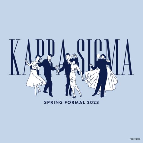 Design unique and trendy custom merch for your Greek organization from Fresh Prints! Submit a proof request to get a free mockup of your design today.   kappa sigma designs | kappa sigma apparel | custom apparel | greek apparel | fraternity designs | spring formal designs  |spring formal apparel | dance | dancing | ballroom | dress | suit | suit and tie | happy | enjoying | kappa sigma | spring formal | fraternity | brotherhood | social event  #shirtjustgotcrazy #freshprints Dancing Ballroom, Kappa Sigma, Sorority Formal, Spring Formal, Formal Design, Ballroom Dance Dresses, Sigma Kappa, Formal Shirt, Greek Apparel