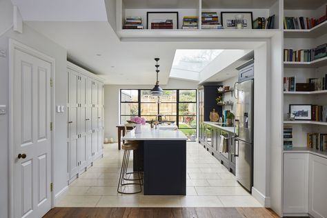 Kitchen Island Hack, Open Plan Kitchen Dining Living, Open Plan Kitchen Diner, Bespoke Kitchen Design, Open Plan Kitchen Dining, Kitchen Company, Real Kitchen, Edwardian House, Real Homes