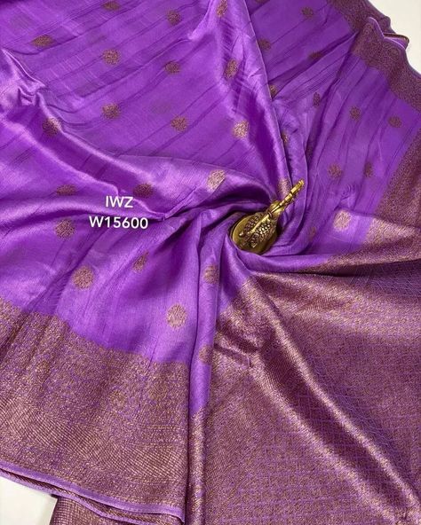 *W15600* Premium soft Dupion tussar saree With zari weaving border all over saree with butties woven all over saree With Rich pallu and matched with blouse *Only for 3499 freeshiping* Tussar Saree, Silk Sarees, Weaving, Saree, Silk