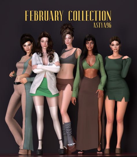 February 2023 Collection | astya96 on Patreon Sims 4 Cc Astya96, New Ts4 Cc, Sims 4 Boyfriend Shirt, Sims 4 Apex Legends Cc, Sims 4 Excersise Cc, Sims 4 Vilitigo Skin, Sims 4 Boujee Cc, Twistedcatcc Sims 4, Rich Cc Sims 4