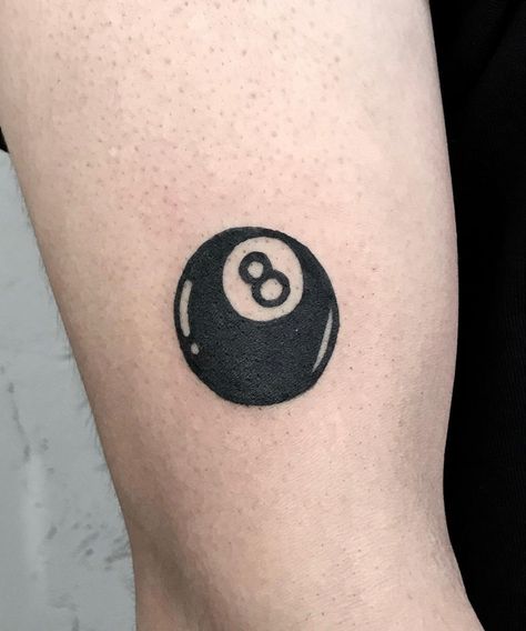 Pool Ball Tattoo Ideas, Eight Ball Tattoo Design, Nine Ball Tattoo, Lucky 8 Ball Tattoo, 8 Ball Pool Tattoo Ideas, 8 Ball Tattoo Design, 9 Ball Tattoo, Pool Ball Tattoo, Eight Ball Tattoo