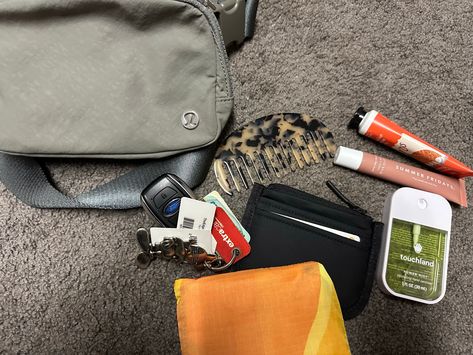 What’s In My Bag: Lululemon Everywhere Belt Bag 1L What’s In My Belt Bag, Lululemon Belt Bag, Lululemon Everywhere Belt Bag, Everywhere Belt Bag, When I Go, In My Bag, Sage Color, My Wardrobe, My Bag