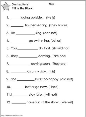 Contractions Worksheet 2 Worksheets Grammar Worksheets High School, Contractions Worksheet, 2nd Grade Grammar, Punctuation Worksheets, 2nd Grade Writing, Spelling Worksheets, Grade Spelling, English Grammar Worksheets, 2nd Grade Worksheets