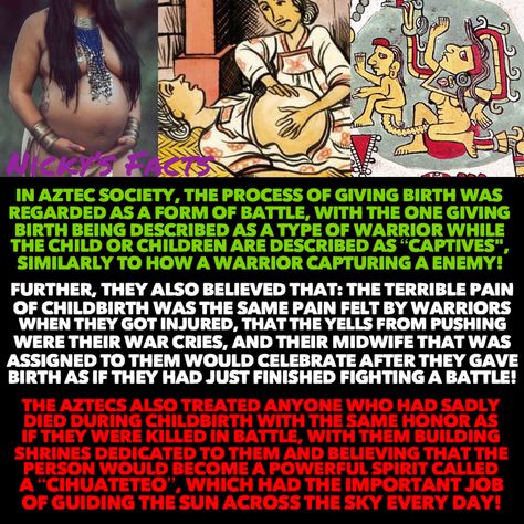 Childbirth is one of the most painfullest and dangerous experiences the average person is expected to go through and it should be treated as such. 🤰🏻🤱🏽 #femininity #aztec #history #mexico #childbirth #indigenouspeople #aztecculture #mesoamerica #nativeamericanhistory #pregnancy #mythology #womenshistory #givingbirth #mexicanhistory #womenempowerment #nativeamericans #peoplewhomenstruate #cihuateteo #myth #aztechistory #nativeamericanwomen #girlpower #womensupportingwomen #indigenousculture # Aztec History, Aztec Mythology, Traditional Femininity, Native American Mythology, Aztec Culture, Average Person, Women’s History, Indigenous Culture, Bath And Body Care