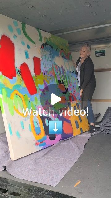 Betty Franks on Instagram: "🤩Comment the word GIANT to watch the video! My Betty-bot will send you the link! 😁  Love how these two 6x6 foot canvases came together for a local client's home. 🩵  #abstract #conteporaryart #artforthehomeandsoul #creativeprocess #videoprocess #sfbayarea #sanjoseartist" Come Together, Watch Video, Creative Process, Canvas, On Instagram, Instagram