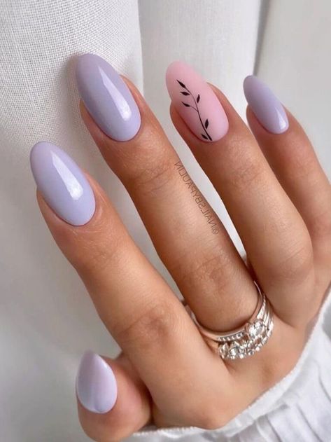 nail trends nail set nails 2020 trends nails acrylic coffin nail polish set nail art summer nail art inspiration nail tutorials nails color nail shop nail fashion nail inspiration nail beauty… More Mauve Nail Polish, Bohemian Nails, Mauve Nails, Unghie Sfumate, Boho Nails, Lavender Nails, Subtle Nails, Purple Nail, Nails Wedding