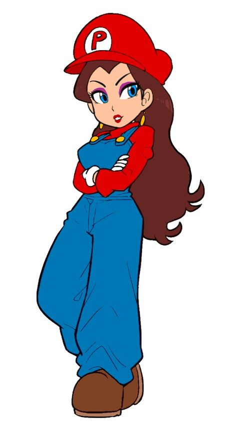 Mario Character Drawings, Pauline Mario Fanart, Super Mario Oc, Pauline Mario, Mario Girl, Mario Princesses, Mario Fan Art, Mario Stuff, Nintendo Princess