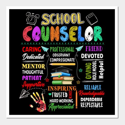 Middle School Guidance Counselor Bulletin Boards, Career Guidance Posters, School Counselor Appreciation Quotes, School Counselor Week Gifts, Counselor Week Gifts, School Counselor Appreciation Week, School Counselor Appreciation Gifts, School Counseling Posters, School Counselor Quotes