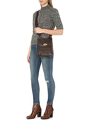 MULBERRY Antony small messenger bag Mulberry Antony, Mulberry Bags, Mulberry Handbags, Mulberry Bag, Small Messenger Bag, Accessories Collection, Designer Shoulder Bags, Leather Messenger Bag, Natural Leather