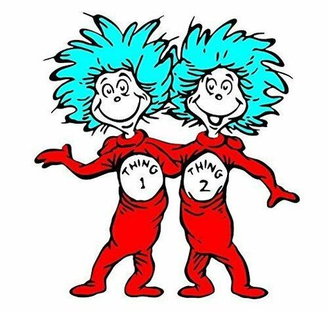 Dr. Seuss Shirts, Thing One Thing Two, Thing 1 And Thing 2, Seuss Crafts, Photo Cake Topper, Thing One, Memes Sarcastic, Funny Tshirt, Photo Cake