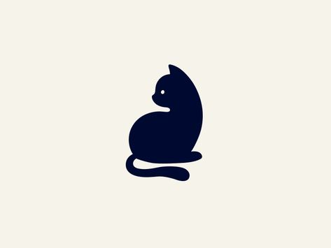 Cat by Alexa Erkaeva #Design Popular #Dribbble #shotsTap the link to check out great cat products we have for your little feline friend! Cats Logo, Cat Logo Design, Logo Animal, Logo Luxury, Pet Logo Design, Great Cat, Cat Icon, Cat Logo, Cats Eye