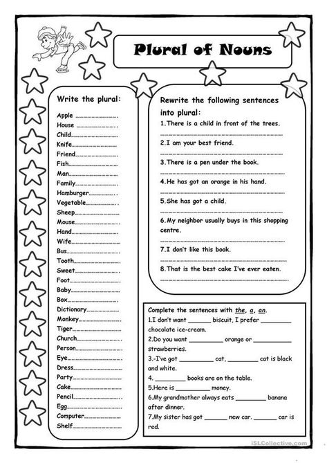 Making Words Plural, Irregular Plural Nouns Worksheet, Irregular Nouns, Plurals Worksheets, Plural Nouns Worksheet, Irregular Plural Nouns, Irregular Plurals, Singular And Plural Nouns, Possessive Nouns