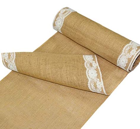 COTTON CRAFT - 2 Pack - Jute Burlap with Lace Table Runne... https://smile.amazon.com/dp/B01H0BDY0O/ref=cm_sw_r_pi_dp_U_x_Rd6pEb8Q8MPED Shabby Chic Party, Burlap Runners, Barn Wedding Reception, Shabby Chic Garden, Farmhouse Table Decor, Tafel Decor, Garden Wedding Reception, Country Barn Weddings, Rustic Table Decor