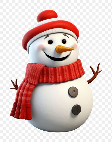 Blender Character, Snowman 3d, Blender Character Modeling, Cartoon Winter, 3d Snowman, Snowman Cartoon, Snowmen Pictures, Snowman Png, Snowman Christmas