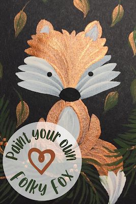 You Can Folk It!: How to paint your very own Folky Fox How To Paint Folk Art Step By Step, How To Paint Animals Step By Step, How To Paint A Fox Step By Step, Paint Night Ideas Step By Step, How To Paint Canvas, Painting Tutorial Step By Step, Get Better At Drawing, Colorful Animal Paintings, Fox Painting